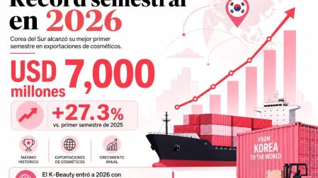 Récord en exportaciones coreanas de skincare