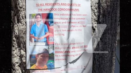 La asociación de propietarios habría colocado un aviso con la fotografía de Hickerson y pidió a los residentes no permitirle entrar al edificio.