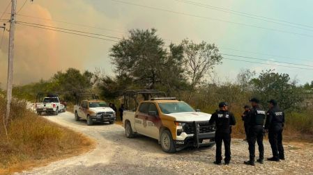 Incendio afecta mil hectáreas de pastizal en el municipio de Jiménez, Tamaulipas