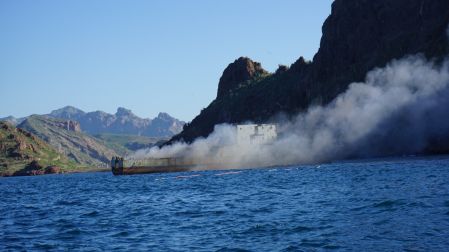 El antiguo buque de la Semar comenzará una nueva vida bajo el mar como refugio de diversas especies.