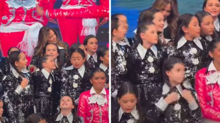 Andrea Legarreta y su gesto con la hija de Daniel Bisogno enternece