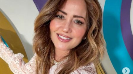 Andrea Legarreta y su gesto con la hija de Daniel Bisogno enternece
