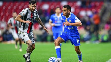 Carlos Rodríguez salió de cambio al minuto 74 en el Cruz Azul vs Atlas