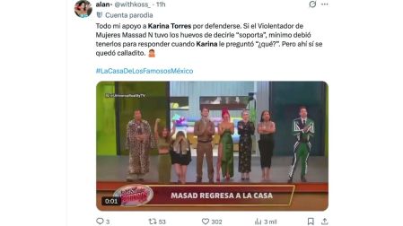 Karina Torres también recibió apoyo tras su discusión con Masad.