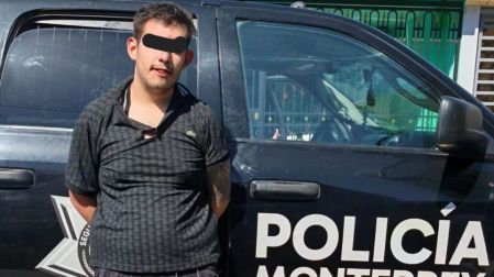 Tras los hechos Jesucristo “N” fue trasladado a las instalaciones de la Policía de Monterrey y quedó a disposición del Ministerio Público.