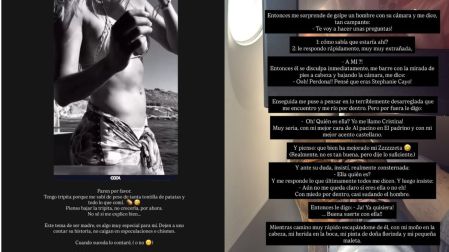 Stephanie Cayo reveló con humor que su abdomen se debía a las vacaciones y a la comida.