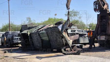 El procedimiento fue encabezado por el Ministerio Público Federal, adscrito a la Fiscalía Especializada de Control Regional (FECOR) en Tamaulipas.