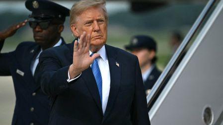 El presidente de Estados Unidos, Donald Trump, y la mandataria encargada en Venezuela, Delcy Rodríguez