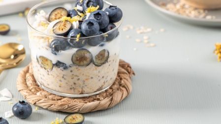 Receta de avena tipo pay de limón