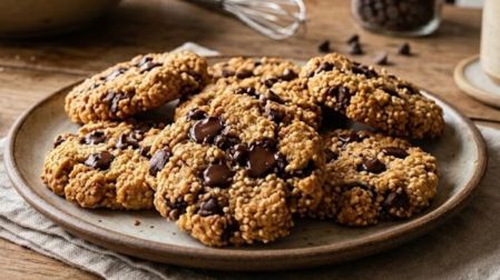 Receta de galletas de amaranto con chispas de chocolate