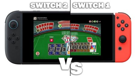 Comparación entre la Switch 1 y la Switch 2.
