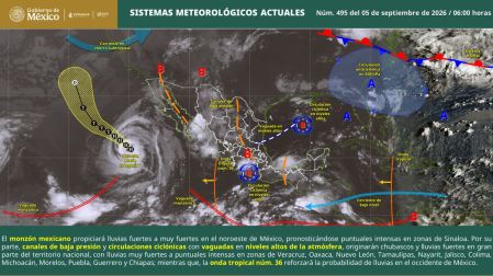 mapa clima bcs y bc