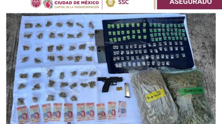 Elementos de la SSC, en coordinación con personal de la Fiscalía General de Justicia, Guardia Nacional y Secretaría de Marina, realizaron las detenciones