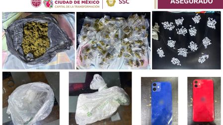 Elementos de la SSC, en coordinación con personal de la Fiscalía General de Justicia, Guardia Nacional y Secretaría de Marina, realizaron las detenciones