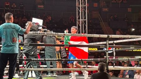 Osvaldo Terrible Morales llegó a una marca de 3 victorias y cuatro derrotas (un par por la vía del K.O.)