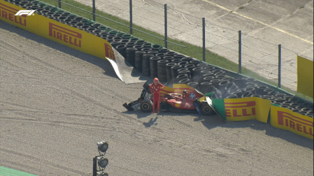 Tercer abandono del año para el piloto de Ferrari