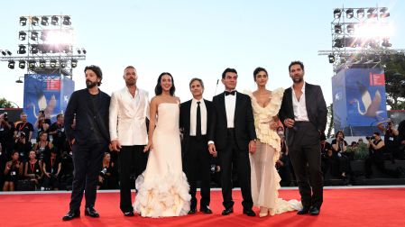 Diego Luna, Ricky Martin, Esmeralda Pimentel, Gael Garcia Bernal, Jorge Salinas, Debora Nascimento y Manuel Garcia Rulfo