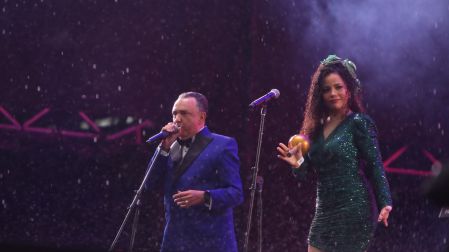La sonora Dinamita en el festival Arre.