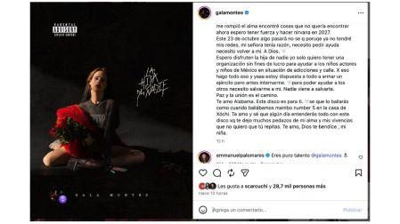Gala Montes anunció que se alejaría de las redes sociales.