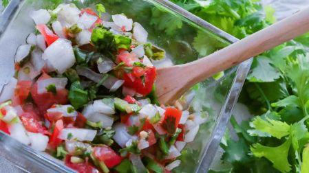 Receta de pico de gallo