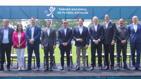 Inauguración primera edición del Torneo Nacional de Futbol Escolar de la FMF.