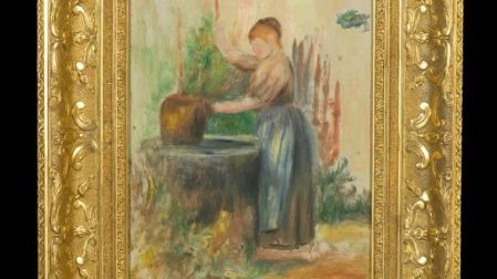 Cuadro 'Young woman at the well'