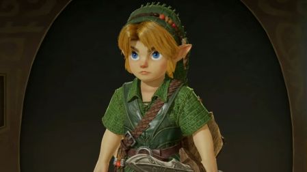 El aspecto de Link se asemeja mucho al de un videojuego hecho por un fan.