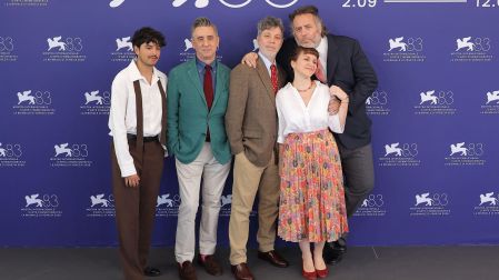 Presentación de la ‘Biografía de Jorge Luis Borges’, como parte del 83.º Festival Internacional de Cine de Venecia.