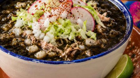 Receta de pozole negro