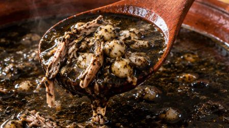 Receta de pozole negro