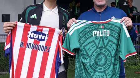 Rafa Márquez y Gabriel Milito