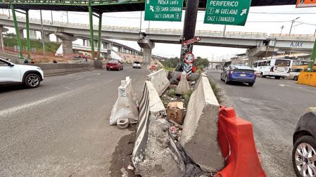 Lugareños temen otra catástrofe derivado de las deficiencias en la infraestructura vial.