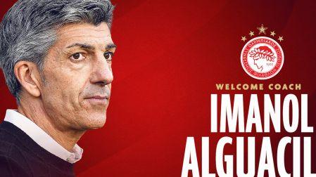 Imanol Alguacil Barrenetxea es el nuevo técnico del Olympiacos