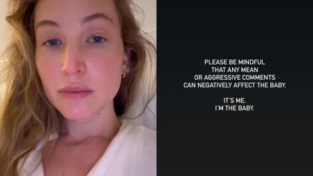 El primer mensaje de Jennifer Lawrence ya dejó claro que no piensa tolerar la negatividad de sus seguidores.