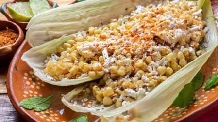 Receta de esquites asados
