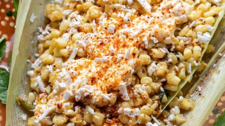 Receta de esquites asados
