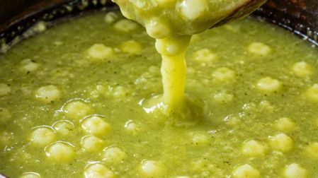 Receta de chileatole verde