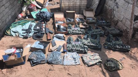 El operativo se llevó a cabo en un inmueble ubicado en el poblado La Isla del Bosque.