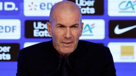 Zidane en la conferencia de prensa para la convocatoria de la UEFA Nations League 2026.