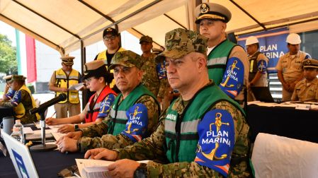 La Semar informó que el ejercicio permitió revisar la coordinación entre sus unidades y medir la capacidad logística