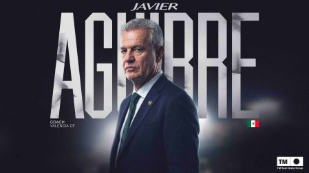 Javier Aguirre es nuevo entrenador del Valencia.