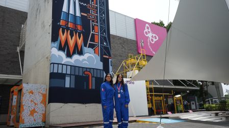 Inauguración de la Estación Espacial Museo del Papalote.