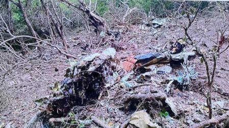 En la aeronave viajaban el comandante Óscar Quezada y el copiloto Ricardo, quienes perdieron la vida en el accidente.