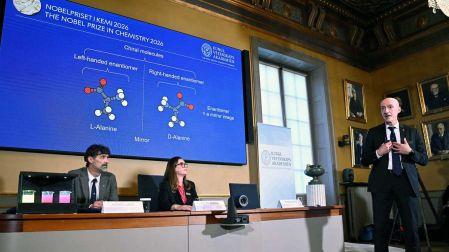 Conferencia de prensa en la Real Academia de las Ciencias de Suecia en Estocolmo para anunciar al Nobel de Química 2026.