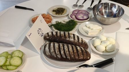 Receta de Smørrebrød saludable.
