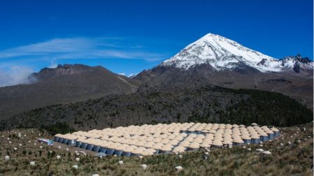 El observatorio HAWC se encuentra en las faldas del Pico de Orizaba