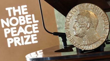 Medalla del Premio Nobel de la Paz.