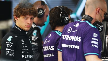 Kimi Antonelli sigue encontrandose con el W17