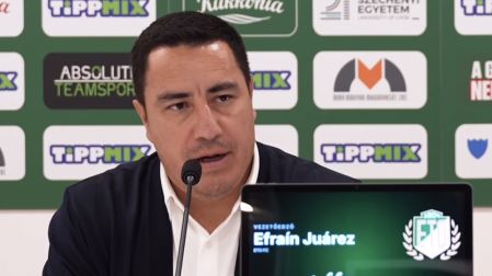 Efraín Juárez se encuentra teniendo una buena temporada en el futbol de Hungría