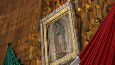 La imagen original de la Virgen de Guadalupe permaneció de 1709 a 1976 en la antigua Basílica